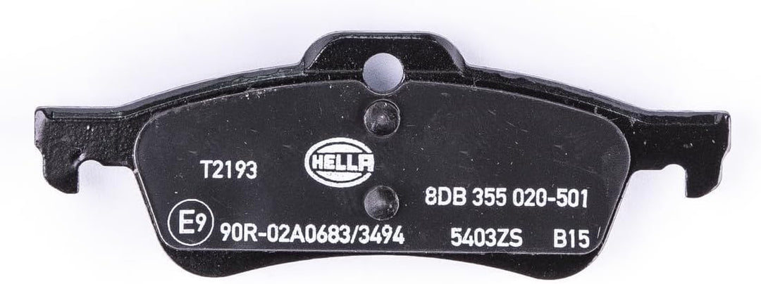 HELLA PAGID 8DB 355 020-501 Bremsbelagsatz - T2193 - Dicke/Stärke: 14.8mm - Bremssystem: Teves - mit