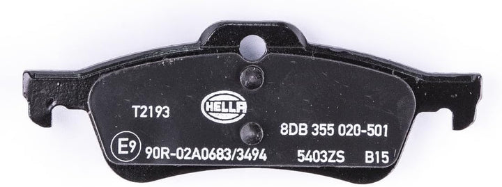 HELLA PAGID 8DB 355 020-501 Bremsbelagsatz - T2193 - Dicke/Stärke: 14.8mm - Bremssystem: Teves - mit