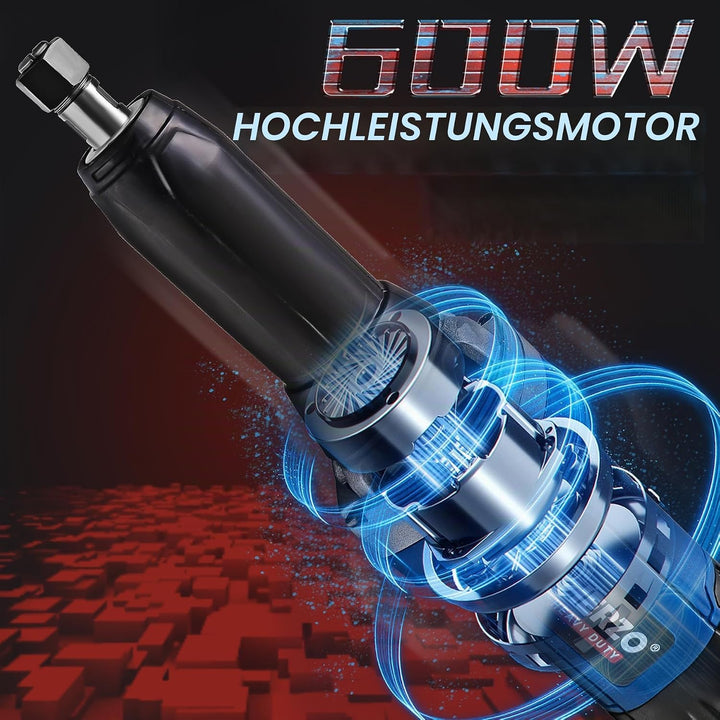 HERZO Geradschleifer 500W Pro Gerade schleifer zum Polieren, Reinigen, Gravieren…