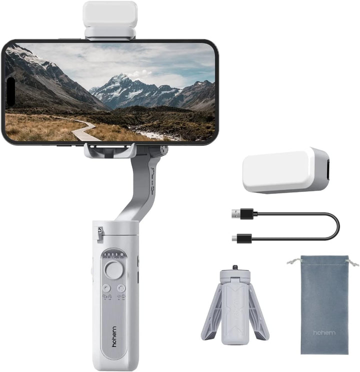 hohem iSteady XE Smartphone-Gimbal,3-Achsen-Stabilisierung mit Stativ für Videoaufnahmen integrierte