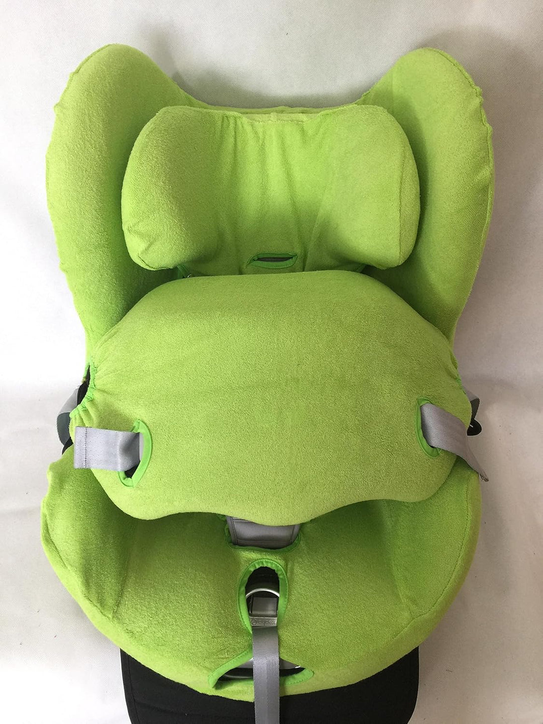 Sommerbezug Schonbezug für Cybex Sirona und Sirona plus Frottee 100% Baumwolle grün + Bezug für den
