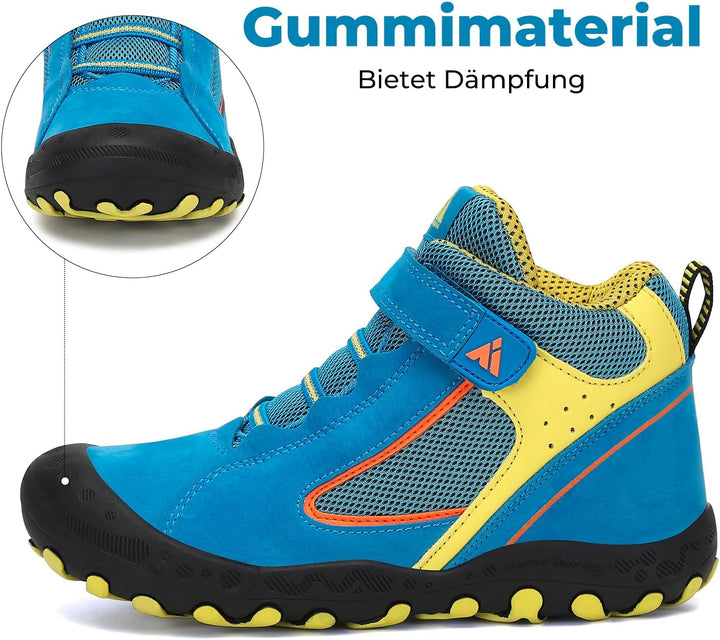 Mishansha Kinder Trekking- &amp; Wanderschuhe Jungen Mädchen Wanderstiefel Outdoor Trekkingschuhe 24 EU