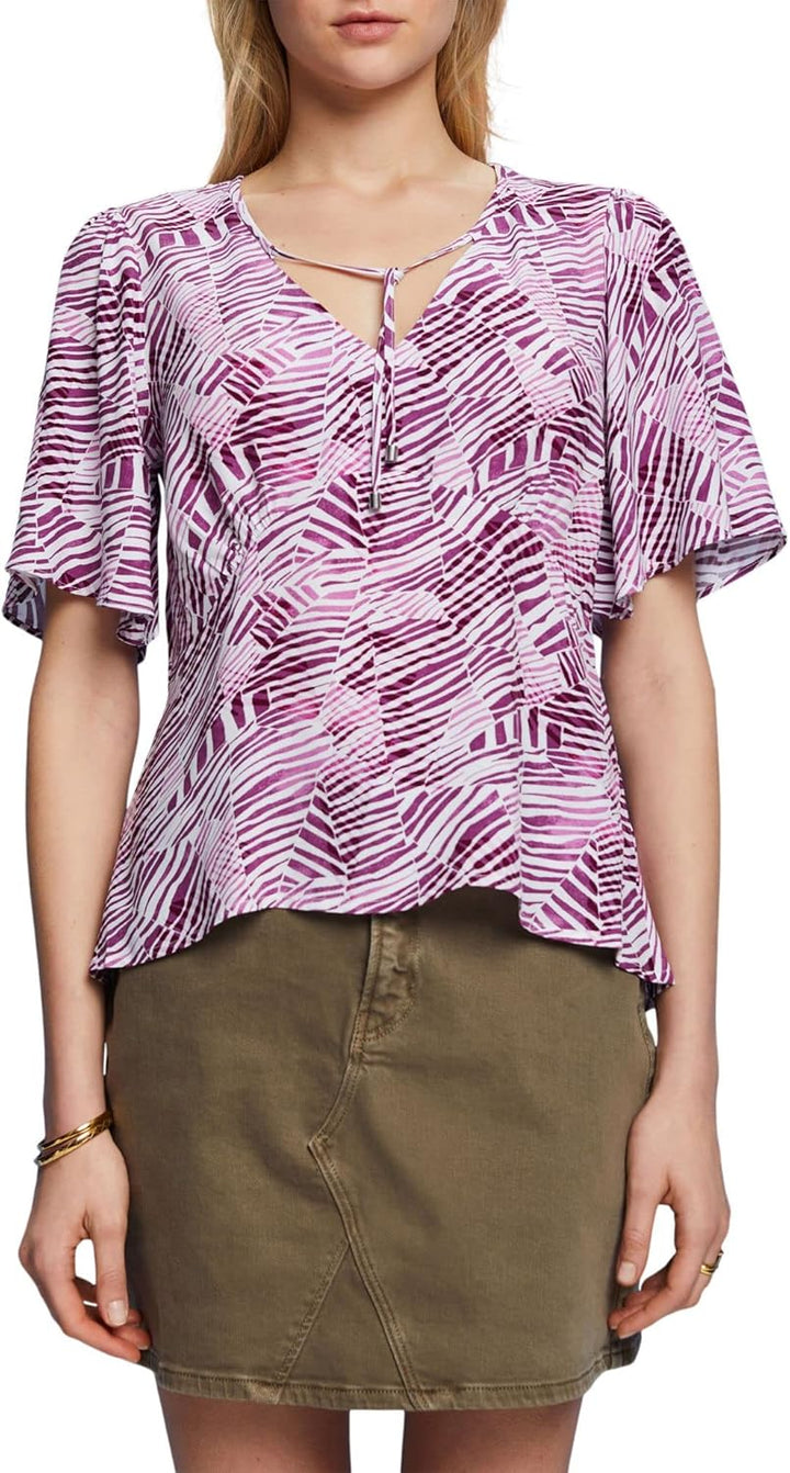 ESPRIT Damen Bluse, 509/Violet 5