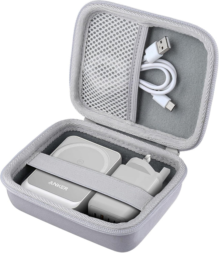 co2CREA Hart Tragbare Schutzhülle Etui Tasche für Anker MagGo 3-in-1 Ladestation 15W kabelloser Lade
