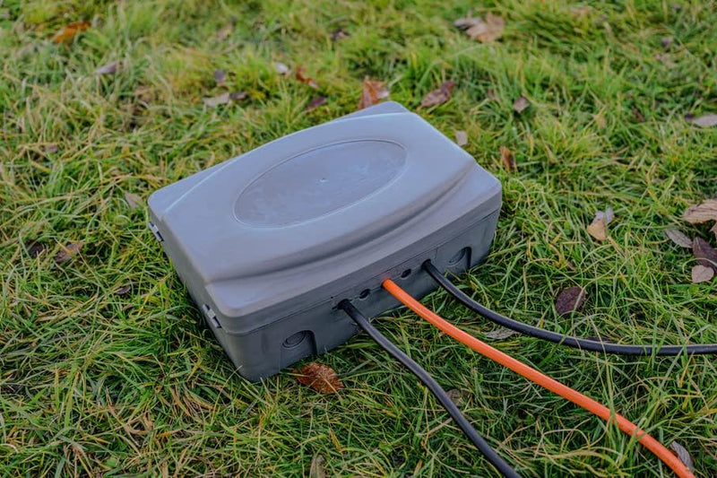 Brennenstuhl wetterfeste Box (IP54 Kabelbox wasserdicht für den Aussenbereich zum Schutz von Steckve