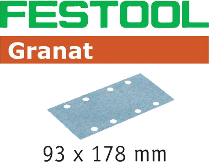 FESTOOL 498941 Schleifstreifen STF 93X178 P280 GR/100 100 unidades P280, 100 unidades P280