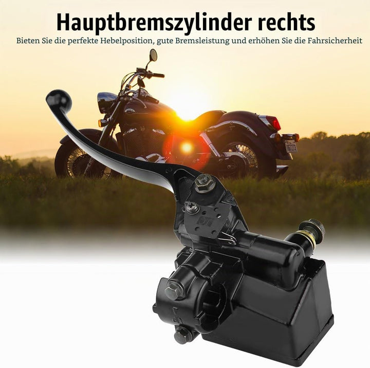 Keenso Motorrad Hauptbremszylinder, Motorrad Bremszylinder 22mm Lenker Hydraulik Bremszylinder Kuppl