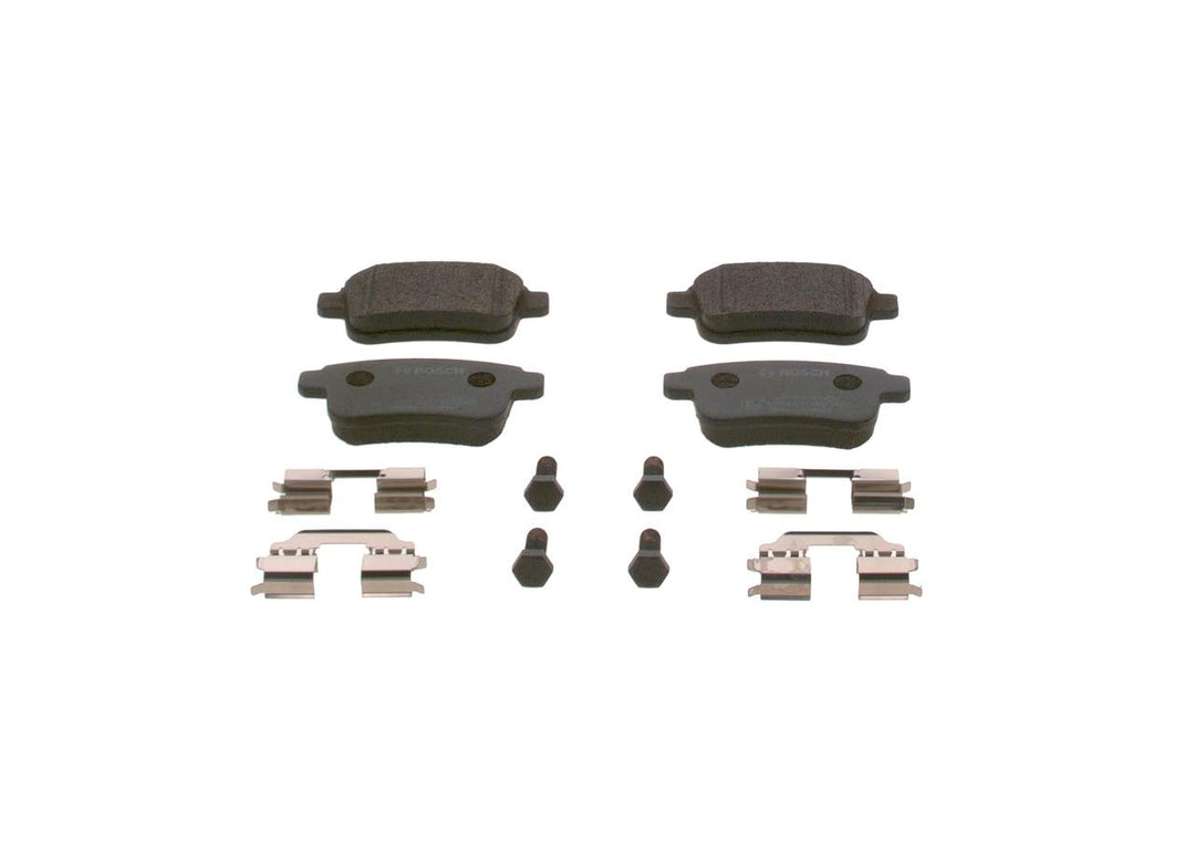Bosch BP1221 Bremsbeläge - Hinterachse - ECE-R90 Zertifizierung - vier Bremsbeläge pro Set