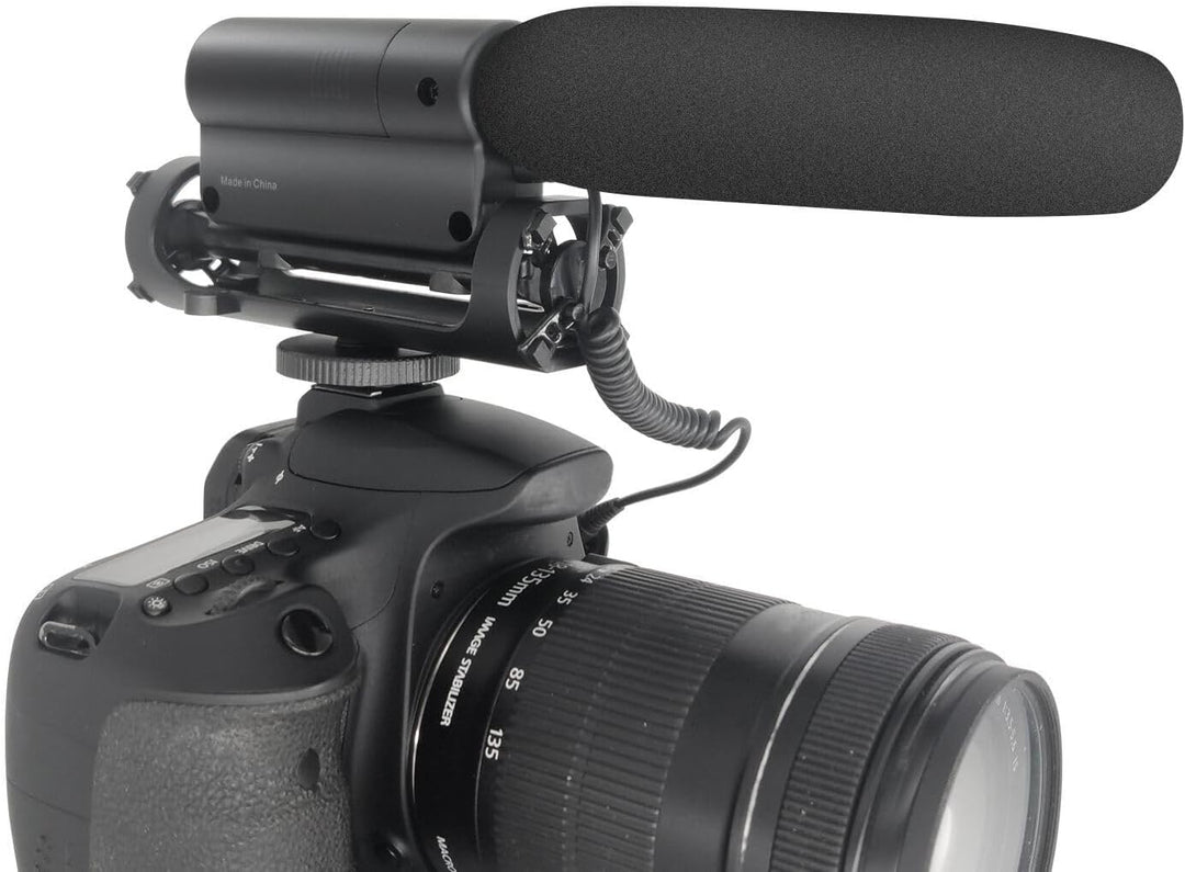 SGC-598 Kondensator Kardioid Mikrofon für Nikon Canon DSLR Kamera Sony Camcorder (Nicht für Canon T5