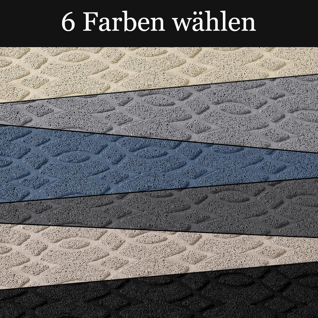 Yimobra Katzenstreu Matte, 90 x 60 cm, Wasserdichte Katzenklomatte Rutschfest Katzenklo Unterleger M
