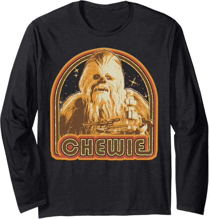 Star Wars Chewie Glittering Framed Portrait Langarmshirt