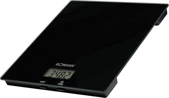 Bomann Küchenwaage digital | hohe Präzision | 1g Schritte | bis zu 5kg | Zuwiegefunktion | stabiles