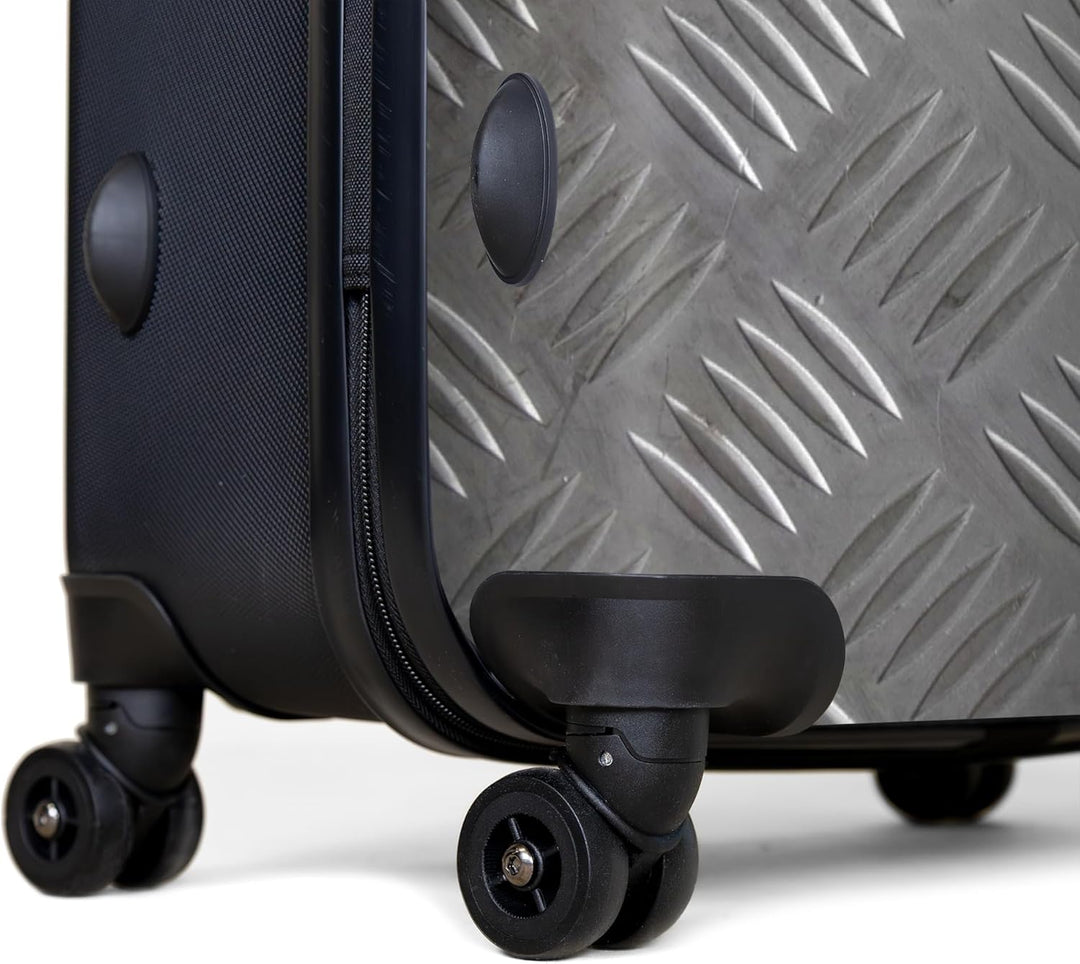 NoBoringSuitcases.com® Koffer XL Gross 77x51.5x28 cm Hartschale Reisekoffer 4 Rollen Leicht Koffer T