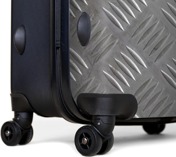 NoBoringSuitcases.com® Koffer XL Gross 77x51.5x28 cm Hartschale Reisekoffer 4 Rollen Leicht Koffer T