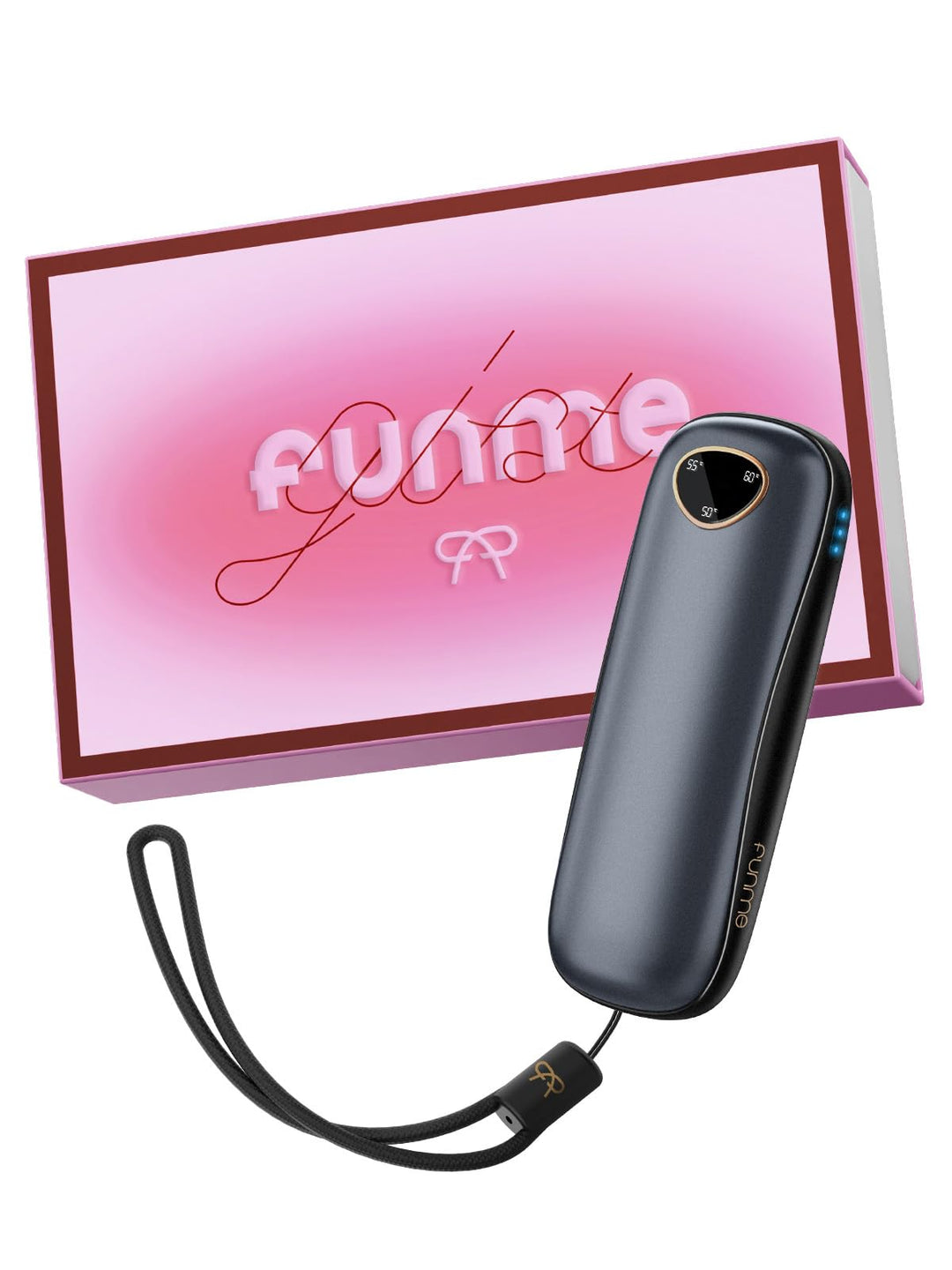 Wiederaufladbare Handwärmer 5000mAh【Geschenkbox】 Funme® Handwärmer Elektrisch USB Powerbank Wiederve