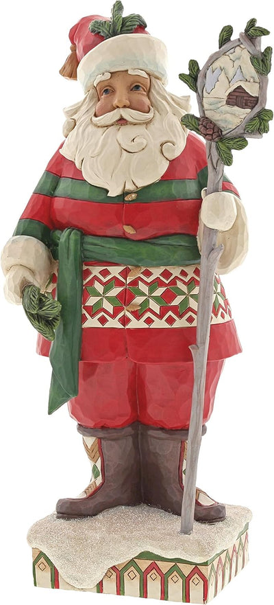 Heartwood Creek Woodsy Santa Figurine