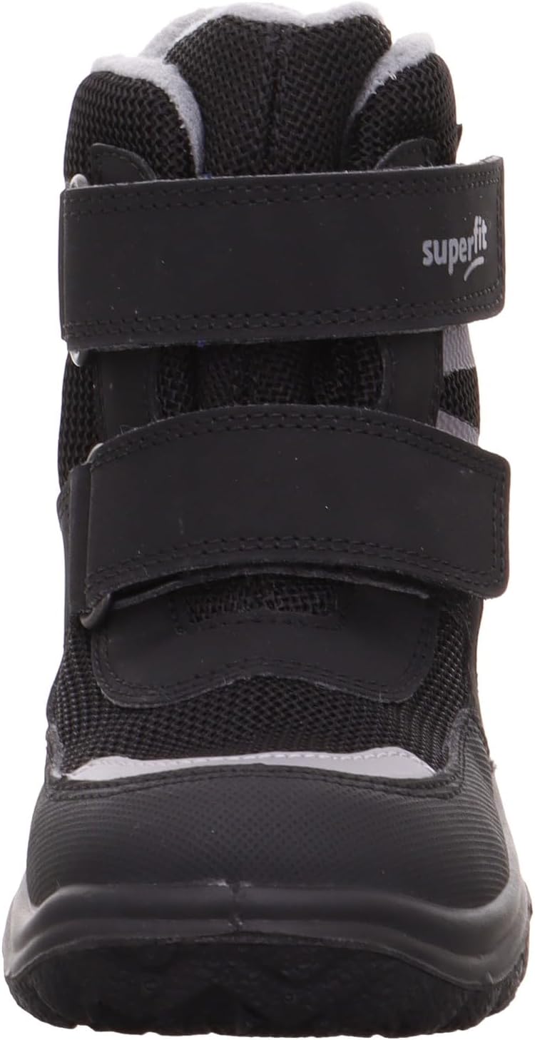 Superfit Jungen Snowcat Warm Gefütterte Gore-tex Schneestiefel 21 EU Weit Schwarz Grau 0000, 21 EU W