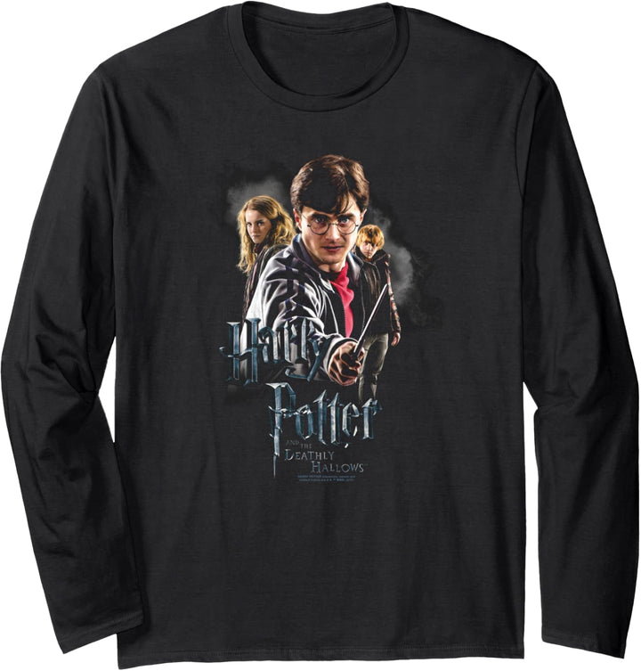 Harry Potter Deathly Hollows Cast Langarmshirt