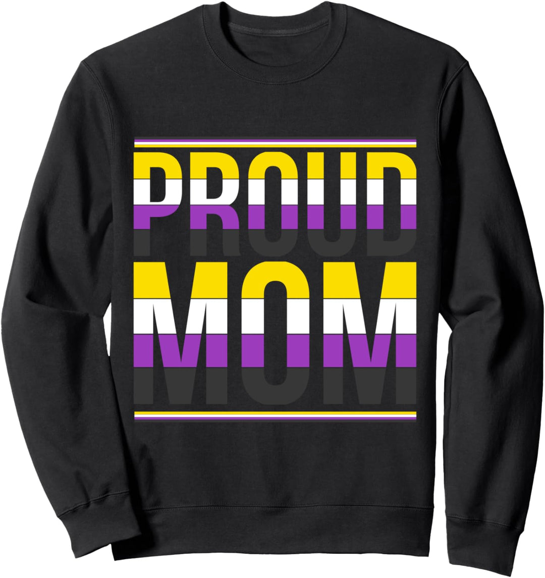 Queer Genderfluid Mama LGBTQ Muttertag Nicht Binär Sweatshirt