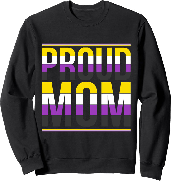 Queer Genderfluid Mama LGBTQ Muttertag Nicht Binär Sweatshirt