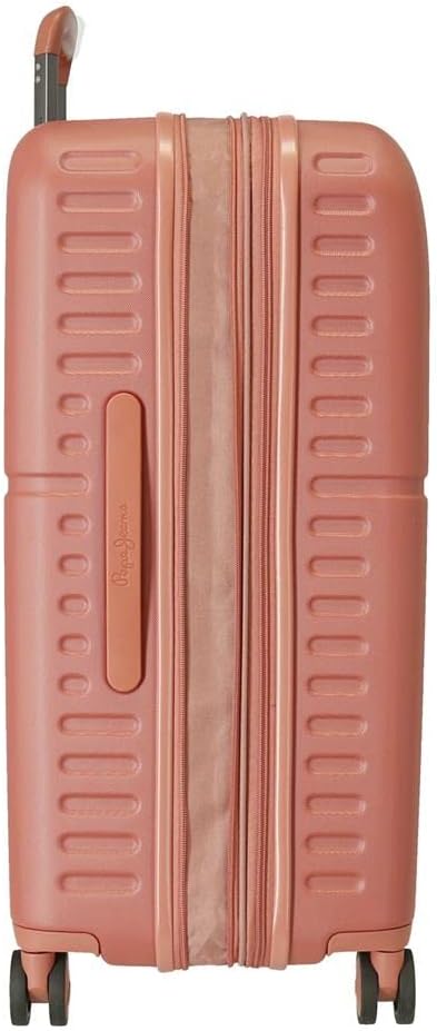 Pepe Jeans Chest Koffer mittelgross, Terrakotta, 48 x 70 x 28 cm, starr, ABS-Verschluss, integriert,