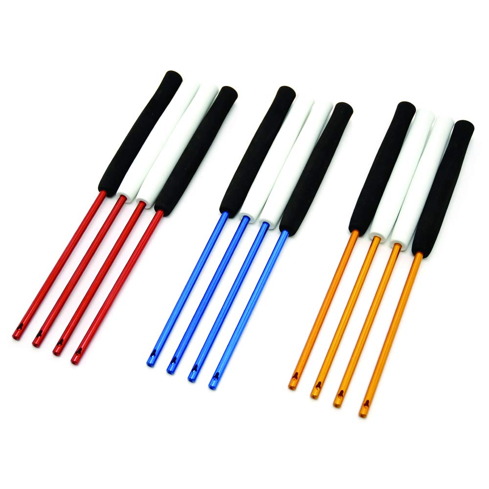 Mister Babache - Alu-Flex-Stäbe für Diabolo, Schwarz/Gold