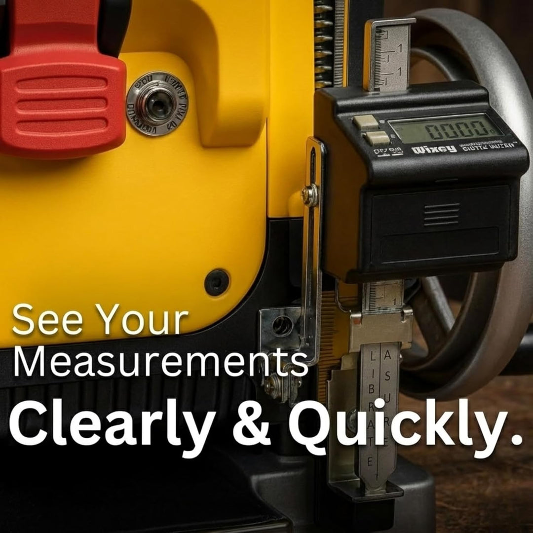 Wixey WR510 Digital Planer Readout with Fractions by Wixey