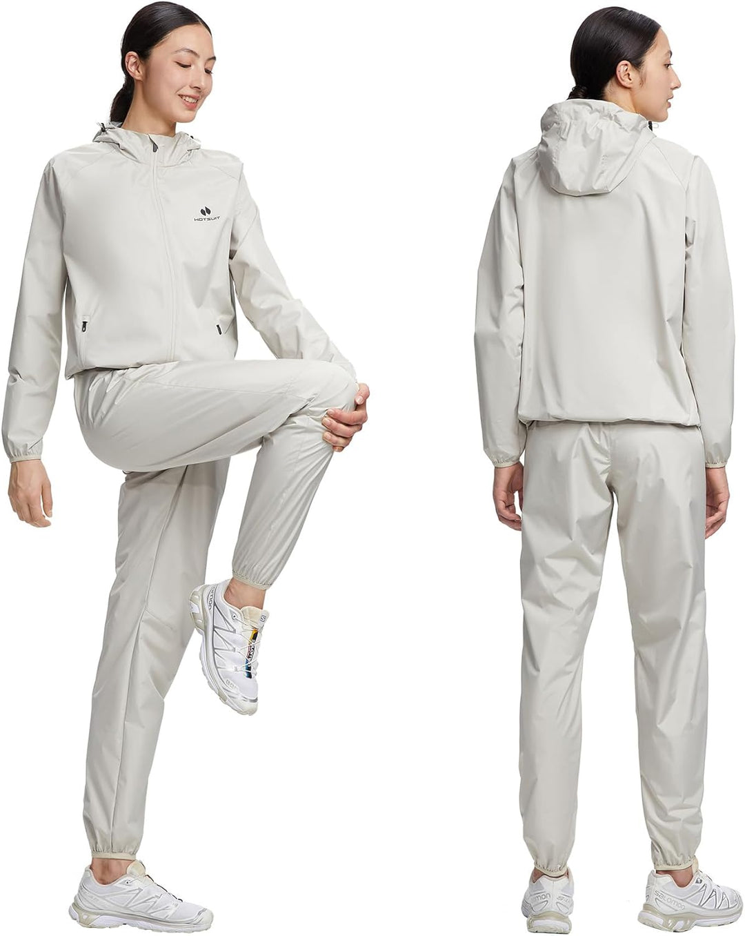 HOTSUIT Schwitzanzug Damen, Saunaanzug für Frauen Gewichtsverlust Fetttraining Frauen Sweatshirt Top