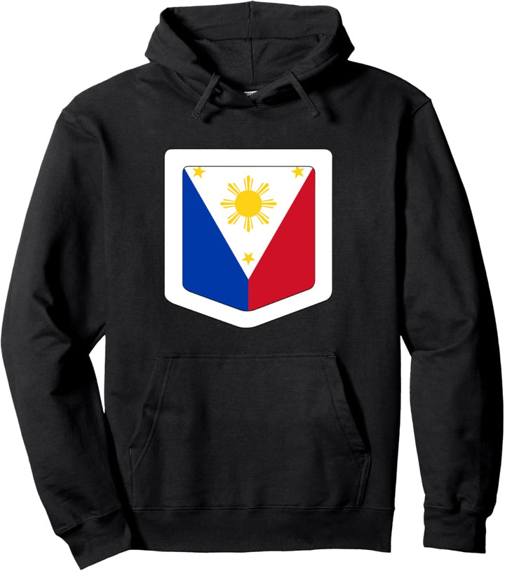 Filipino Flagge Tasche Grafikdesign Philippinen Pullover Hoodie