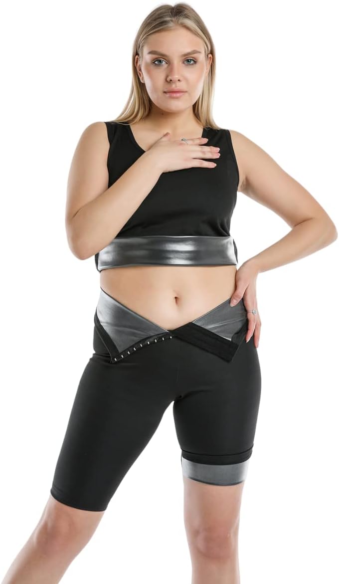 Thermo Leggings abnehmen Jogging | Taillenformer Body Shaper Figurformende Body Shaper Kompressionsl