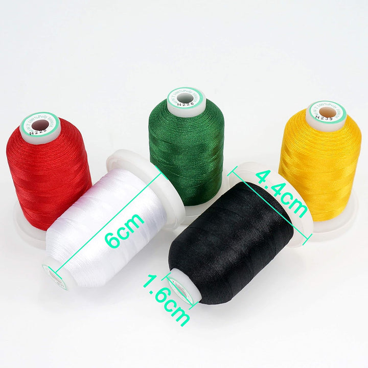 New brothread 80 Spulen Polyester Maschinen Stickgarn 1000M Jeder Spule Ähnlich wie bei Janome und R
