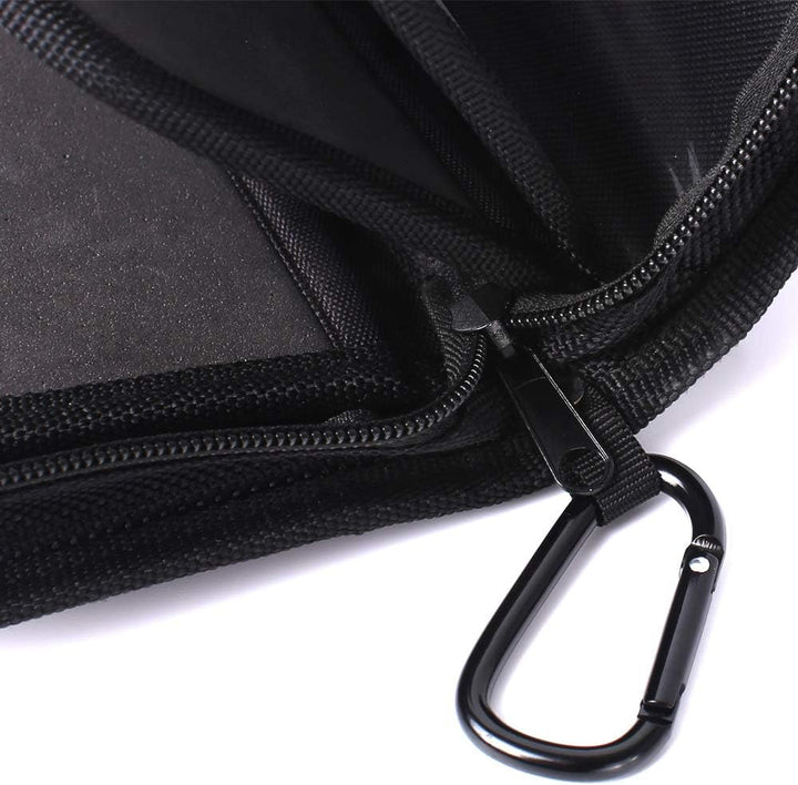 Kylebooker Aufbewahrungstasche für Angelköder Spinner Baits Wallet Case Flies Box Schwarz, Schwarz