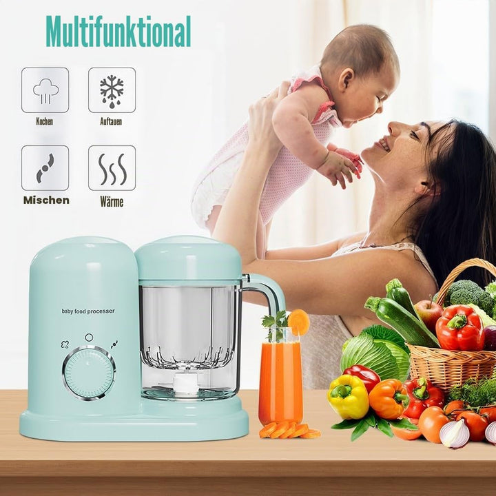 Multifunktions-Kochmaschine für Babys, Dampfgaren und automatisches Mixen, leicht zu reinigen, Mixer
