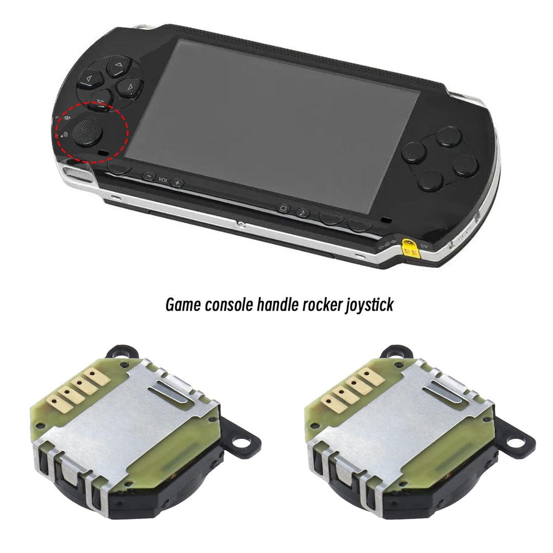 2 Stück 3D-Knopf, Analog, Joystick-Stick, Ersatz kompatibel mit PSP 1000 3D, Analog, Joystick, Bedie