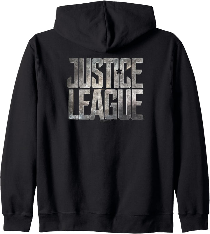 Justice League Movie Metal Logo Kapuzenjacke