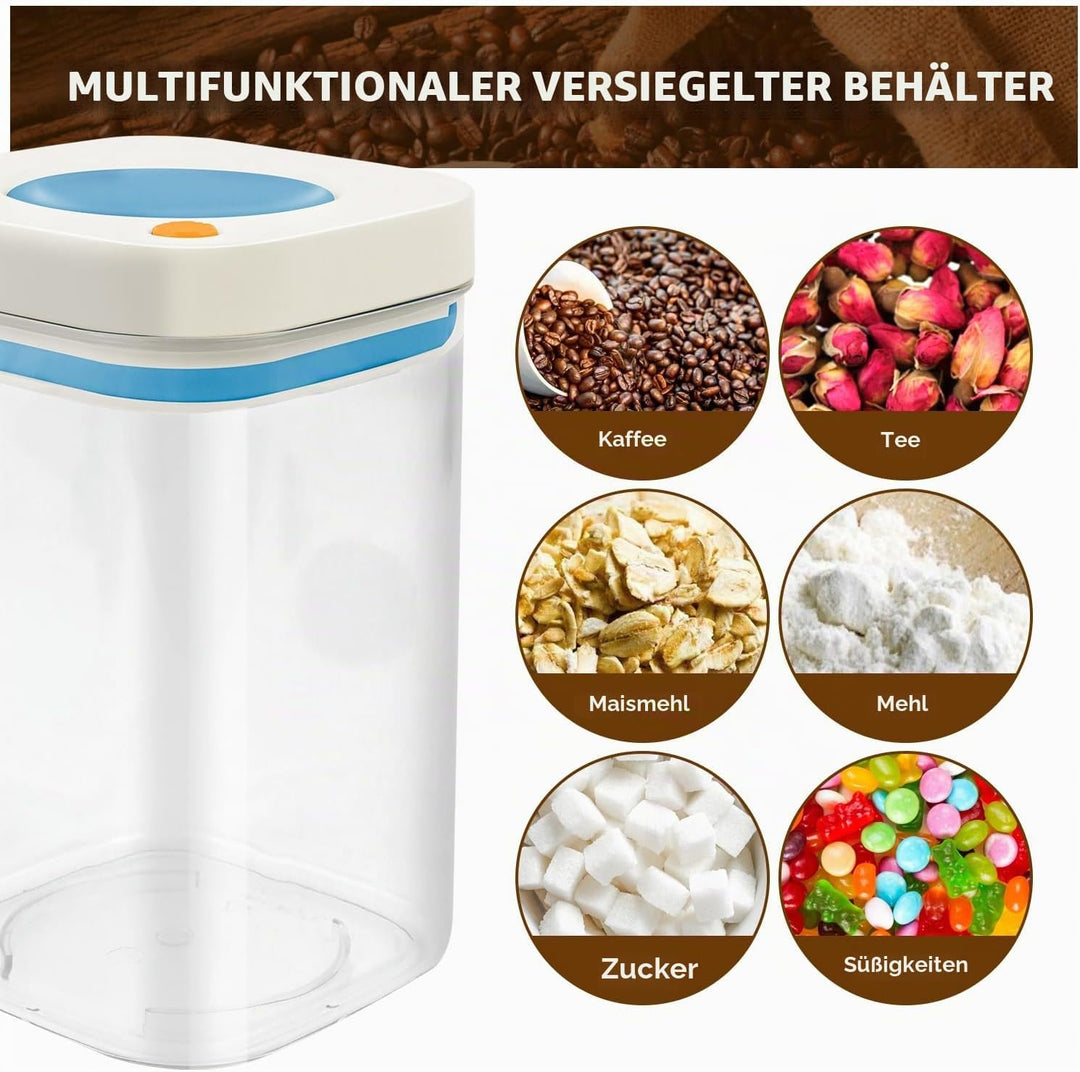 Coffee Canister Kaffeedosen Luftdicht Kaffeebohnen Aufbewahrung Vakuumdose Kaffee für Kaffeepulver,
