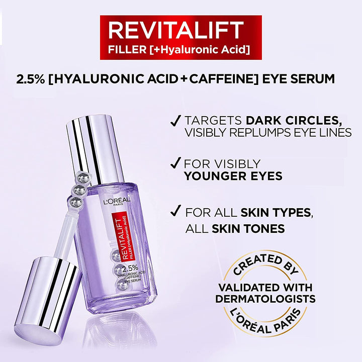 L'Oréal Revitalift Filler Eye Serum - 20 ml