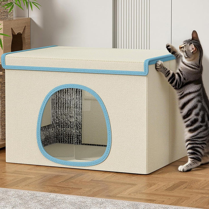 Kühlendes Katzenhaus Für Den Sommer - Hundenest Mit 6 Kühlakkus | -Abkühlhöhle | für Trainer Wohnung