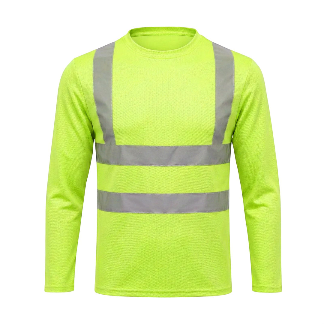 HYCOPROT Warnschutz T-Shirt Warnweste Reflektierend Warnweste Atmungsaktiv Leicht Kurzarmshirt Kurza