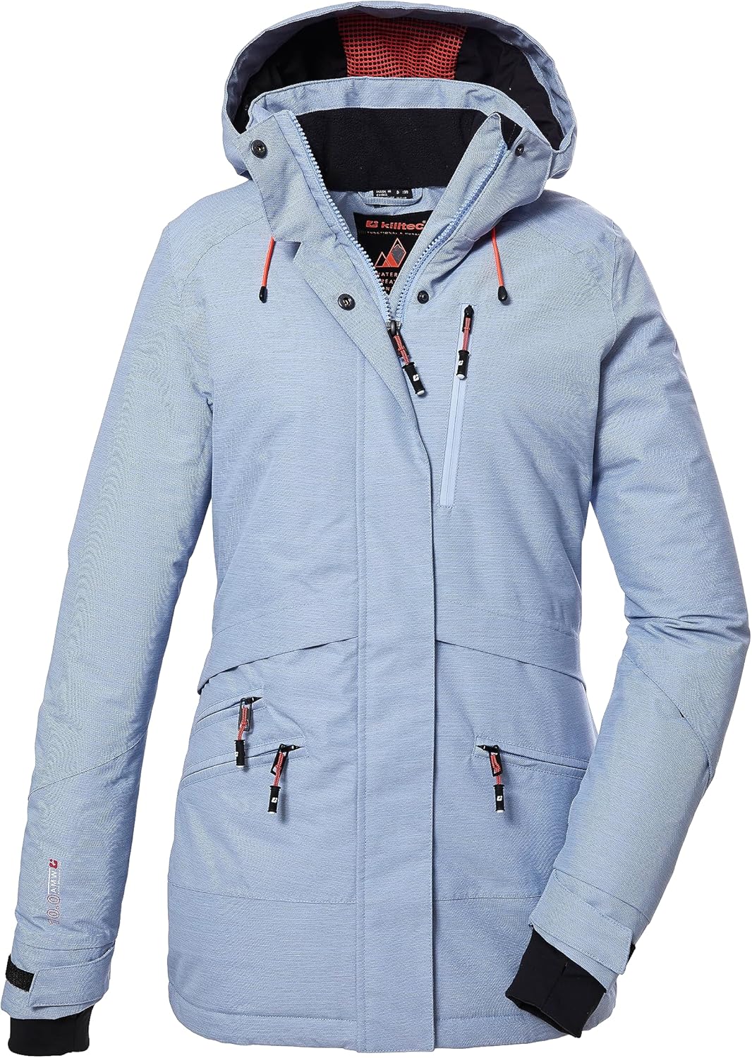 Killtec Unisex Ksw 110 Wmn Ski Jckt Skijacke/Funktionsjacke mit abzippbarer Kapuze und Schneefang 36