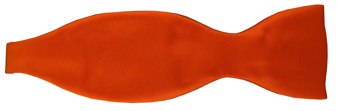 TigerTie Herren Selbstbinder Satin Fliege + Aufbewahrungsbox Orange Leuchtorange, Orange Leuchtorang