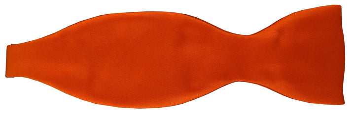 TigerTie Herren Selbstbinder Satin Fliege + Aufbewahrungsbox Orange Leuchtorange, Orange Leuchtorang