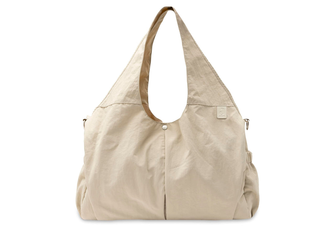 Jollein Wickeltasche Urban – Warm Sand – Moderne Wickeltasche – Wasserabweisend &amp; Pflegeleicht – Mit