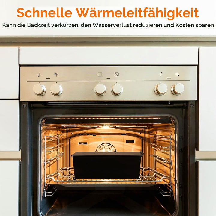 Healeved Pullman Kastenform mit Deckel Toastbackform Antihaft-Brotbackformen Toastbox Frühstücksback