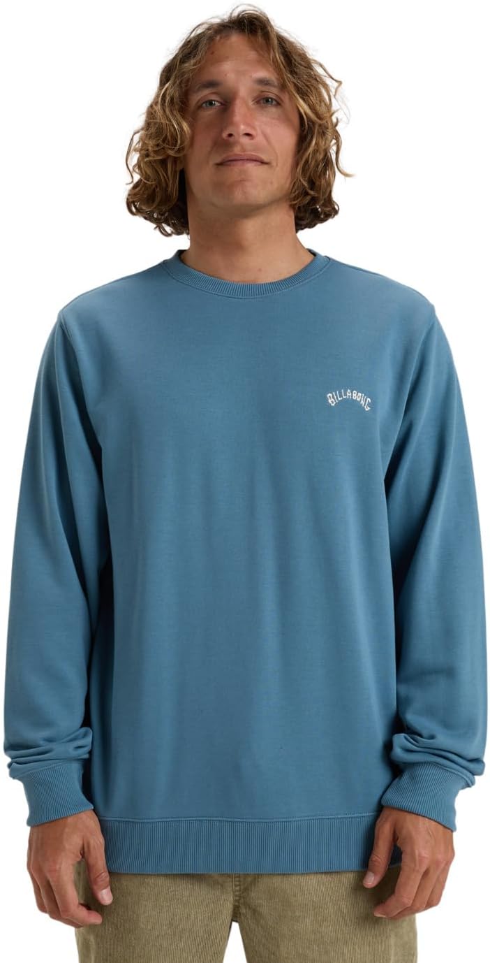 Billabong Herren Arch Cr Lt Fleece Top (1er Pack) XS Glacier Blue, XS Glacier Blue