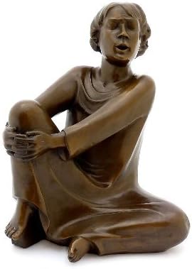 Kunst & Ambiente - Moderne Bronzefigur - Der singende Mann (1928) - signiert - Ernst Barlach Skulptu