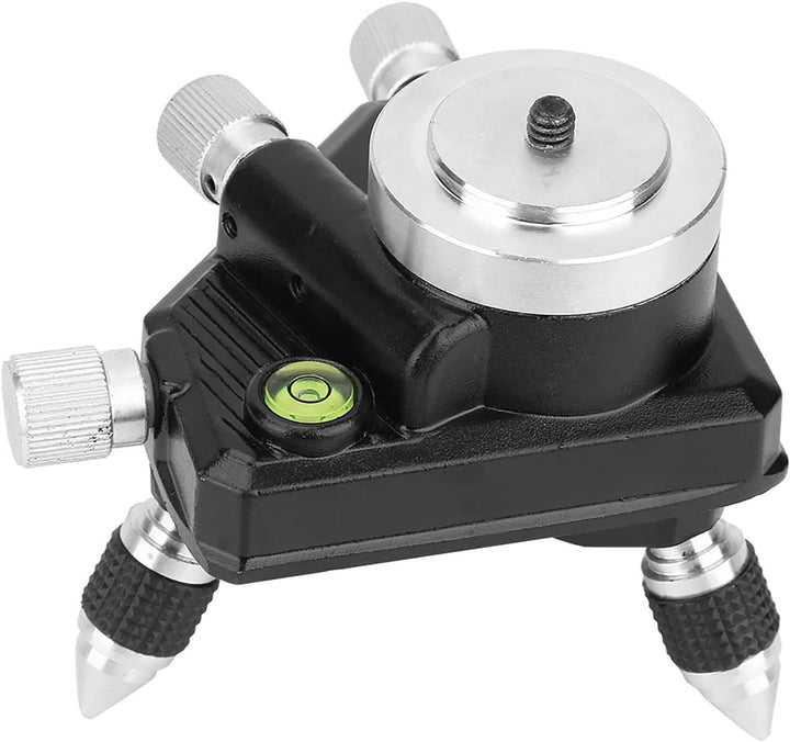 Oumefar 360 ° Laser Level Stand 360 Grad Standard Stativhalterung aus Aluminiumlegierung mit 1/4"Gew