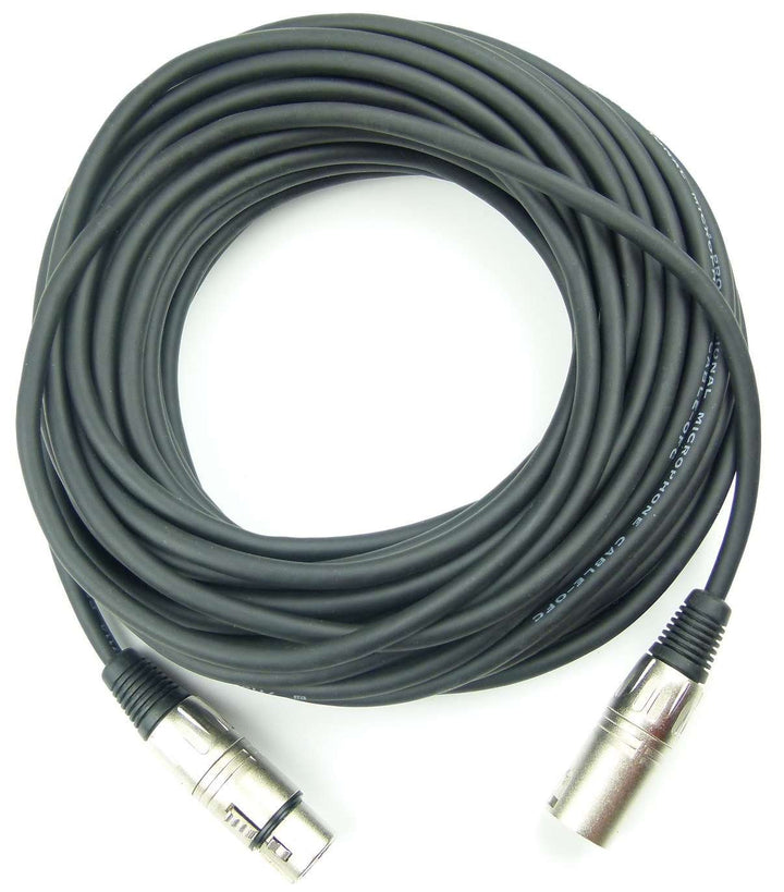 Adam Hall Cables 2 Stück K3MMF1500 Mikrofonkabel XLR female auf XLR male DMX Audio Kabel 3 pol polig