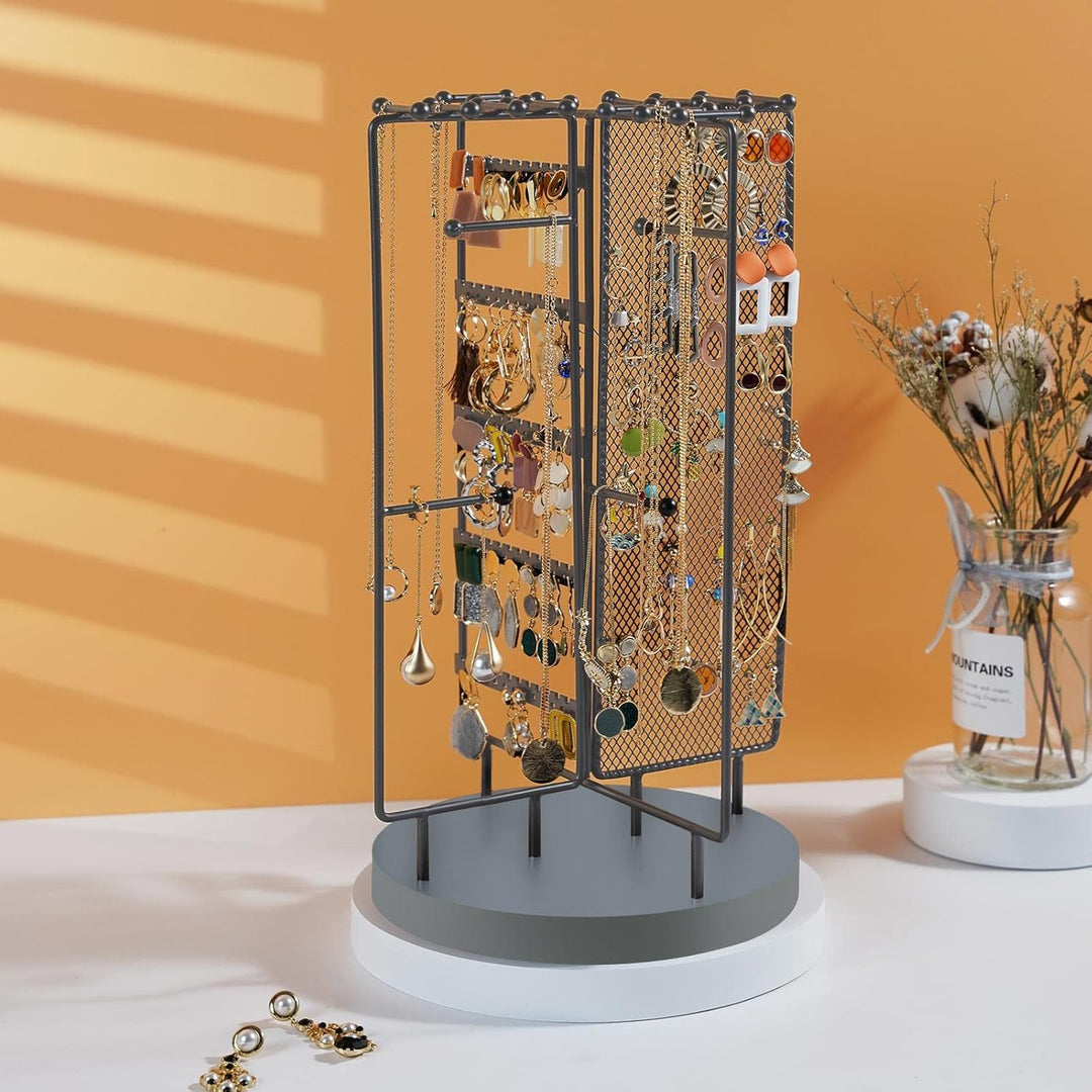 ProCase Schmuckständer Drehbarer Schmuckhalter Schmuckbaum Schmuckstander Jewelry Stand für Ohrring