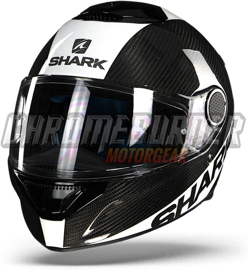 Shark Motorradhelm, Vollvisierhelm, Integralhelm Spartan Carbon weiss XXL, Unisex, Sportler, Ganzjäh